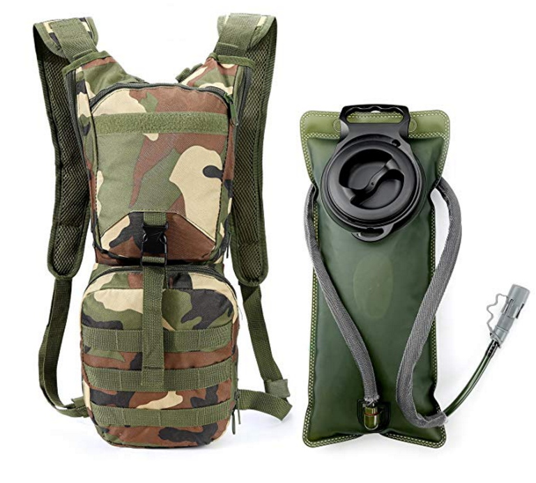 Moji Camouflage 3 Litre Hydration Backpack 
